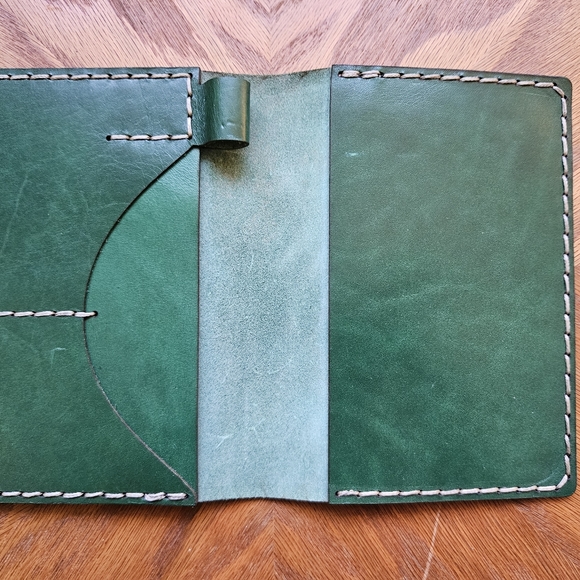 Galen Leather | Passport Cover with Pen Loop - Picture 2 of 3